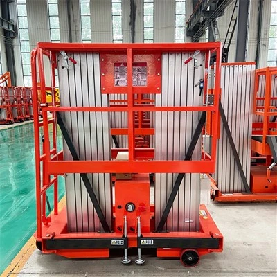 Lift hidraulic cu catarge dublu din aliaj de aluminiu
